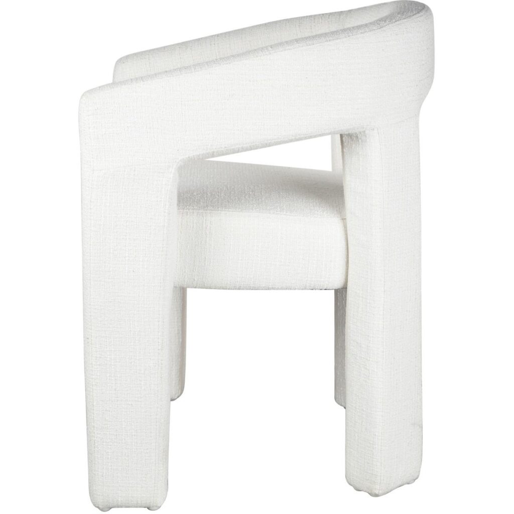 Bella Dining Chair - White - Image 4