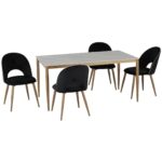 Emilia Dining Table - White/Gold 15651 15651 4