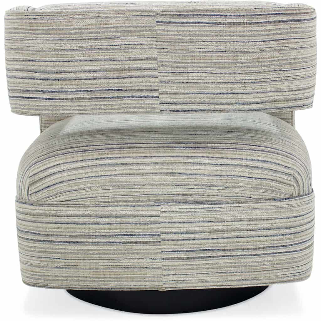 Moxie Swivel Chair - Wooden Base - Image 2