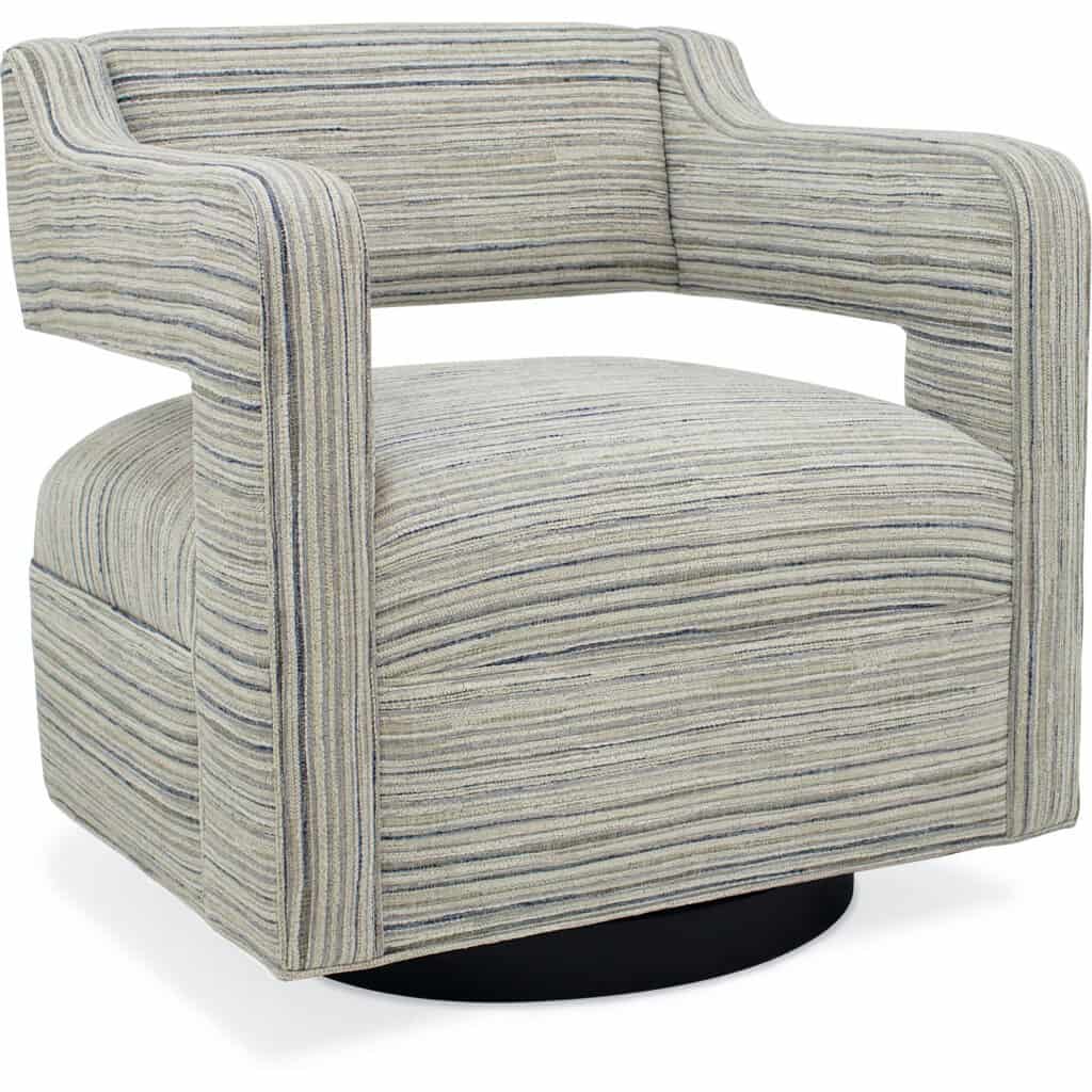 Moxie Swivel Chair - Wooden Base