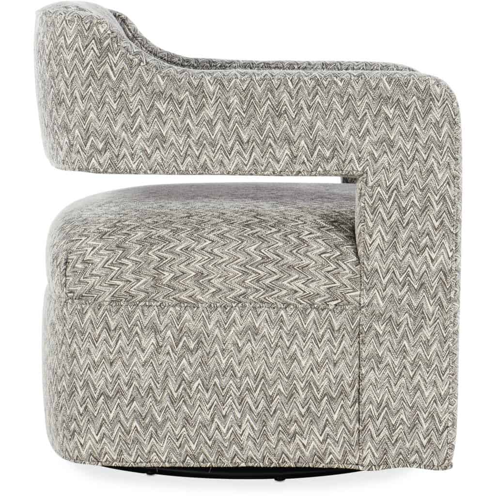 Maleko Swivel Chair - Metal Base - Image 3