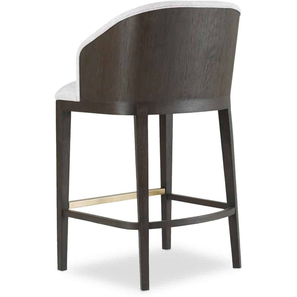 Curata Upholstered Bar Stool 1600-20860-DKW 1600 20860 dkw silo back