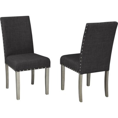 Bella Dining Chair - Set of 2  - Dark Grey