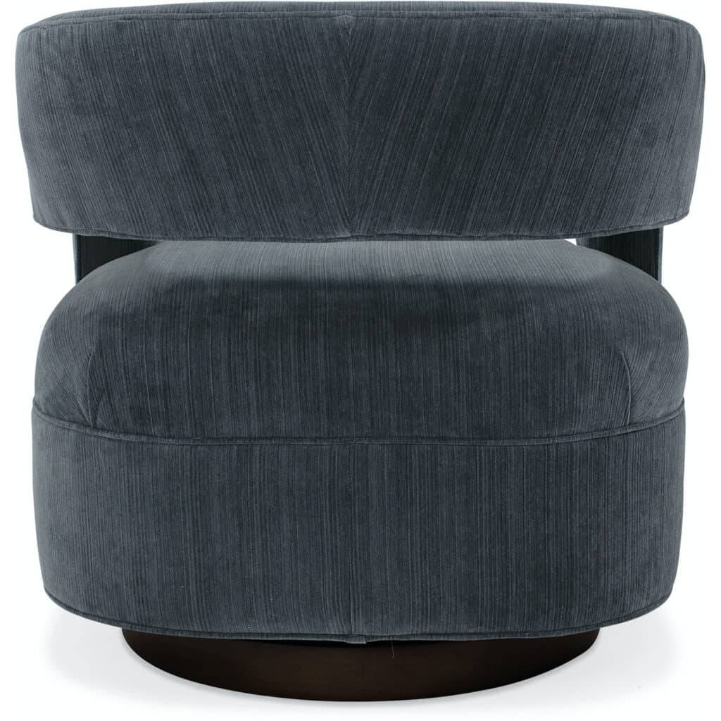 Max Swivel Chair - Wood Base - Image 2