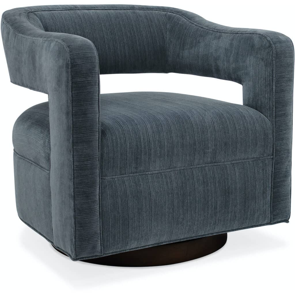 Max Swivel Chair - Wood Base