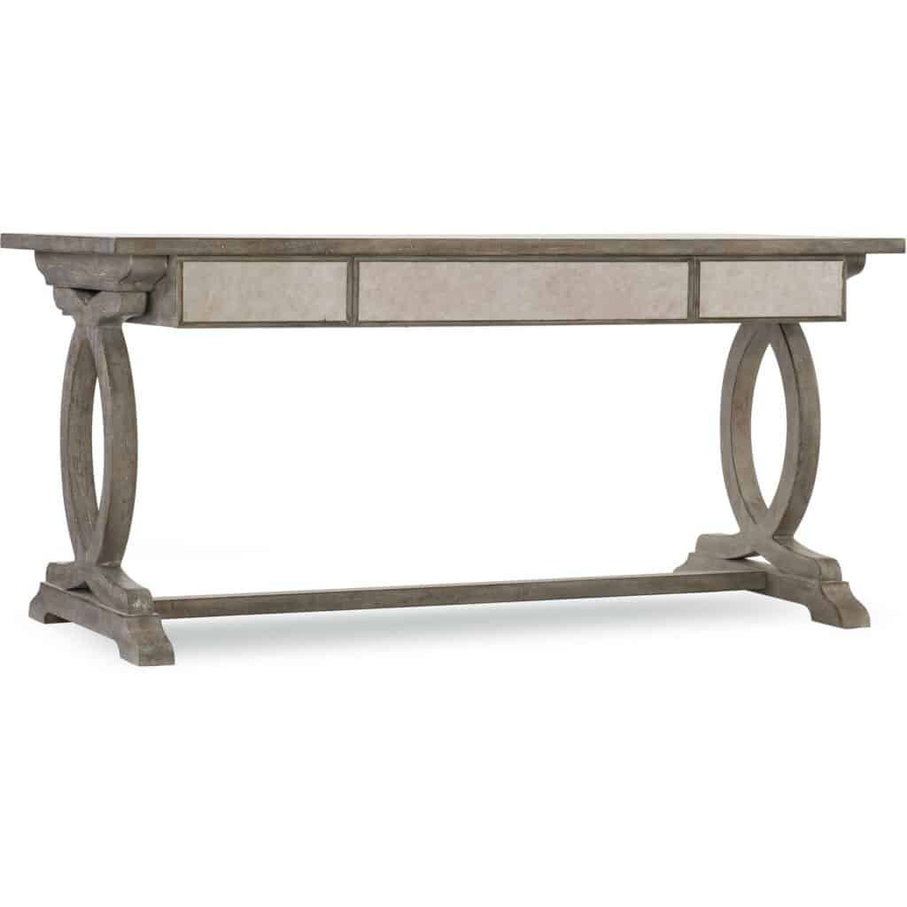 Rustic Glam Solid Wood Desk - Image 2