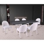 Ryaan 7-Piece Dining Set - Black/Beige 170053 170053 2