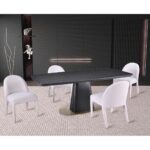 Ryaan 5-Piece Dining Set - Black/Beige 170641 170641 2