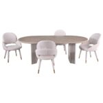 Bode 5-Piece Dining Set - Beige 175310 175310 3