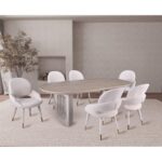 Bode 7-Piece Dining Set - Beige 175814 175814 2