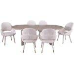 Bode 7-Piece Dining Set - Beige 175814 175814 3