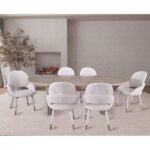 Bode 7-Piece Dining Set - Beige 175814 175814 4