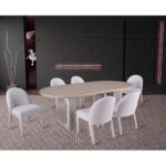 Dafne 7-Piece Dining Set - Beige 178102 178102 2