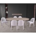 Dafne 7-Piece Dining Set - Beige 178102 178102 4
