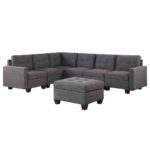 Brassex Sectional with Ottoman 2003-4 2003 4 2