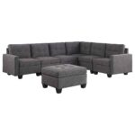 Brassex Sectional with Ottoman 2003-7 2003 7 2