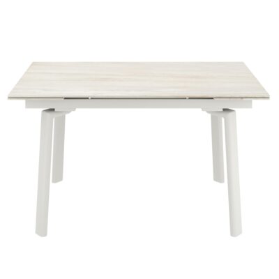 Bellaro Dining Table with Extension in Travertine and Cream 201-060TV 201 060TV 3
