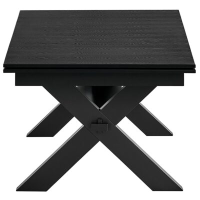 Argyle Dining Table with Extension, 66"-94" in Black 12 Argyle Dining Table with Extension, 66"-94" in Black 201-105BLK 201 105BLK 4