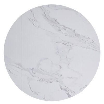 Calisto Round Pedestal Dining Table w/Extension in White and Black 13 Calisto Round Pedestal Dining Table w/Extension in White and Black 201-110WT 201 110WT 5