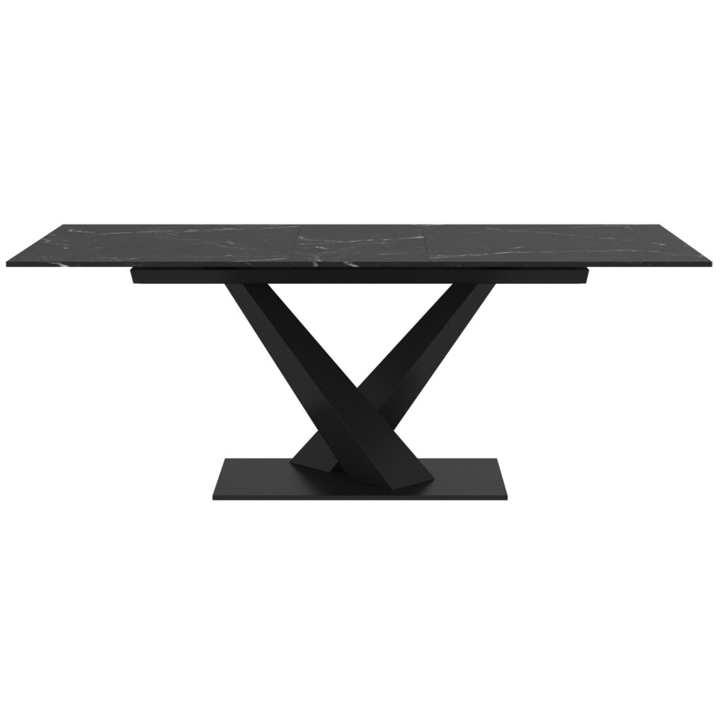 Julius Dining Table w/Extension in Black - Image 5