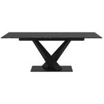 Julius Dining Table w/Extension in Black 201-111BK 201 111BK 4