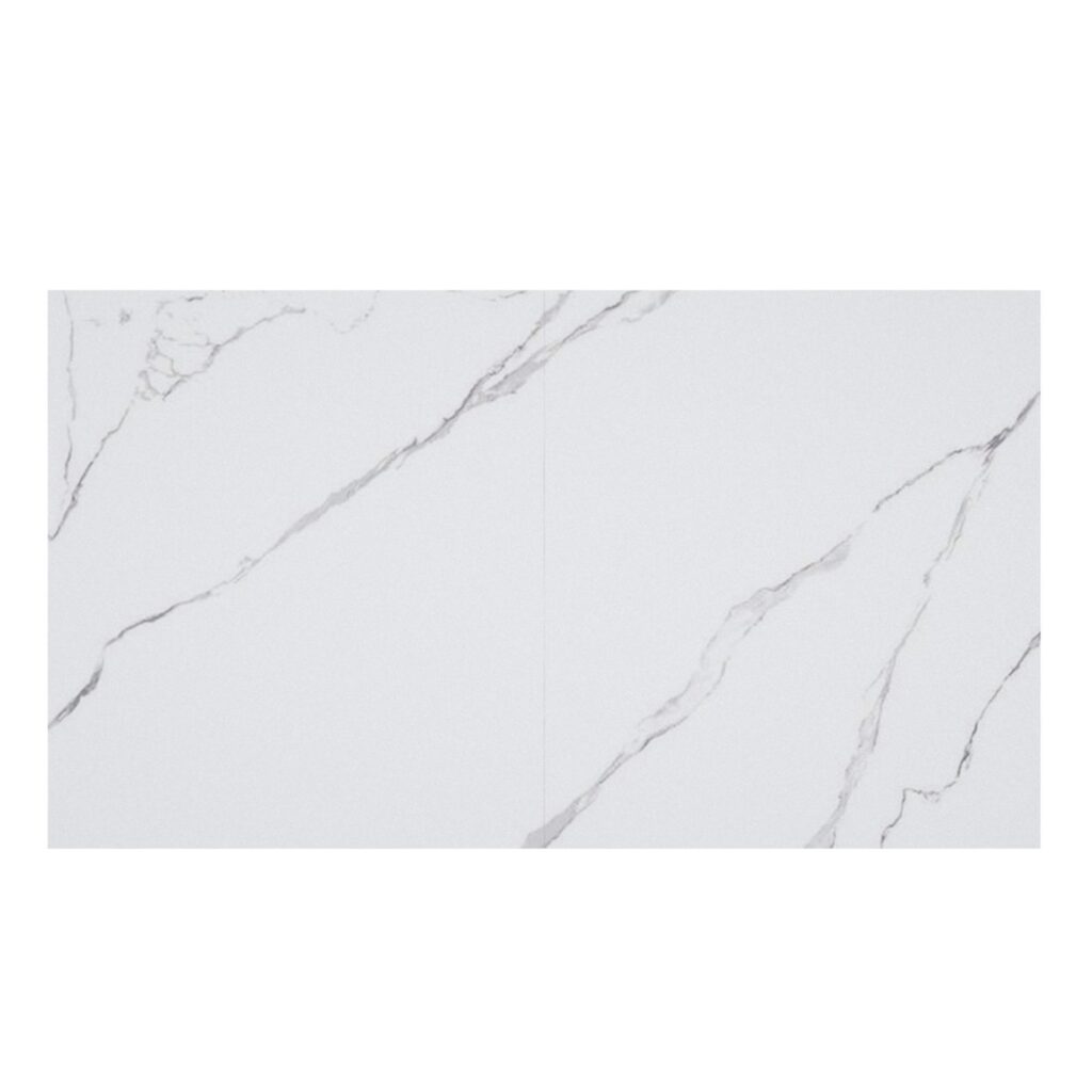 Julius Dining Table w/Extension in White and Black - Image 6