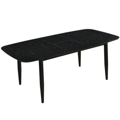 Phylon Dining Table with Extension, 63"-79" in Black 201-113BLK 201 113BLK 2
