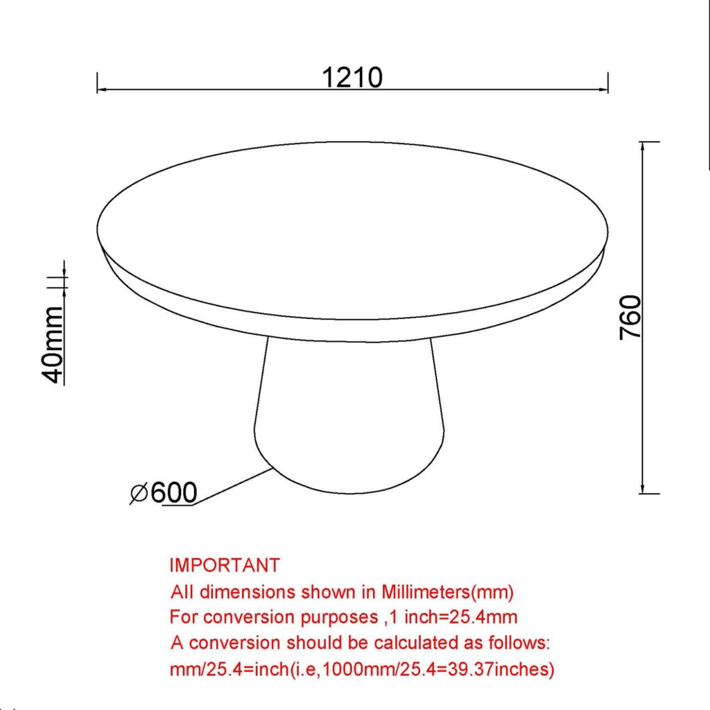 Godiva Round Pedestal Table in Ivory Stone - Image 8