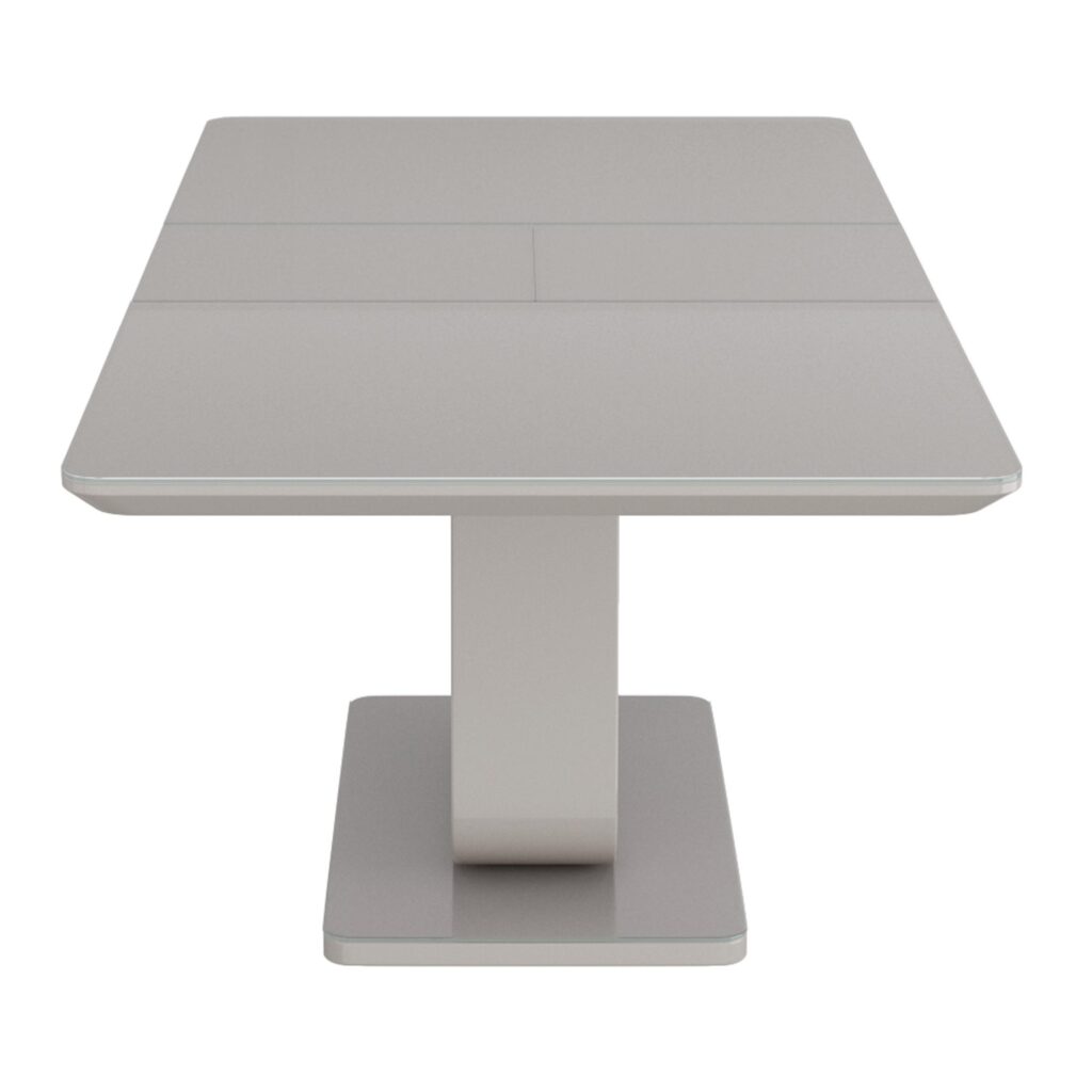 Corvus Dining Table w/Extension in Warm Grey - Image 4