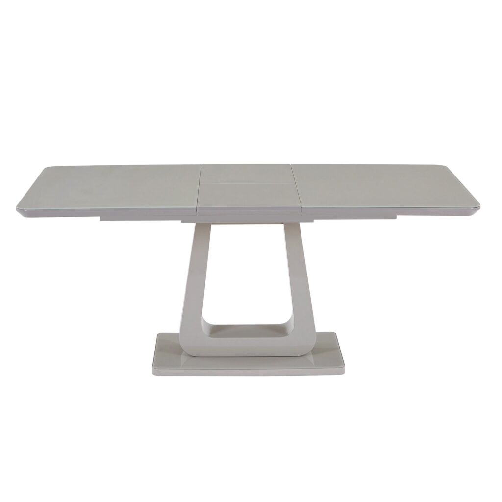 Corvus Dining Table w/Extension in Warm Grey - Image 5
