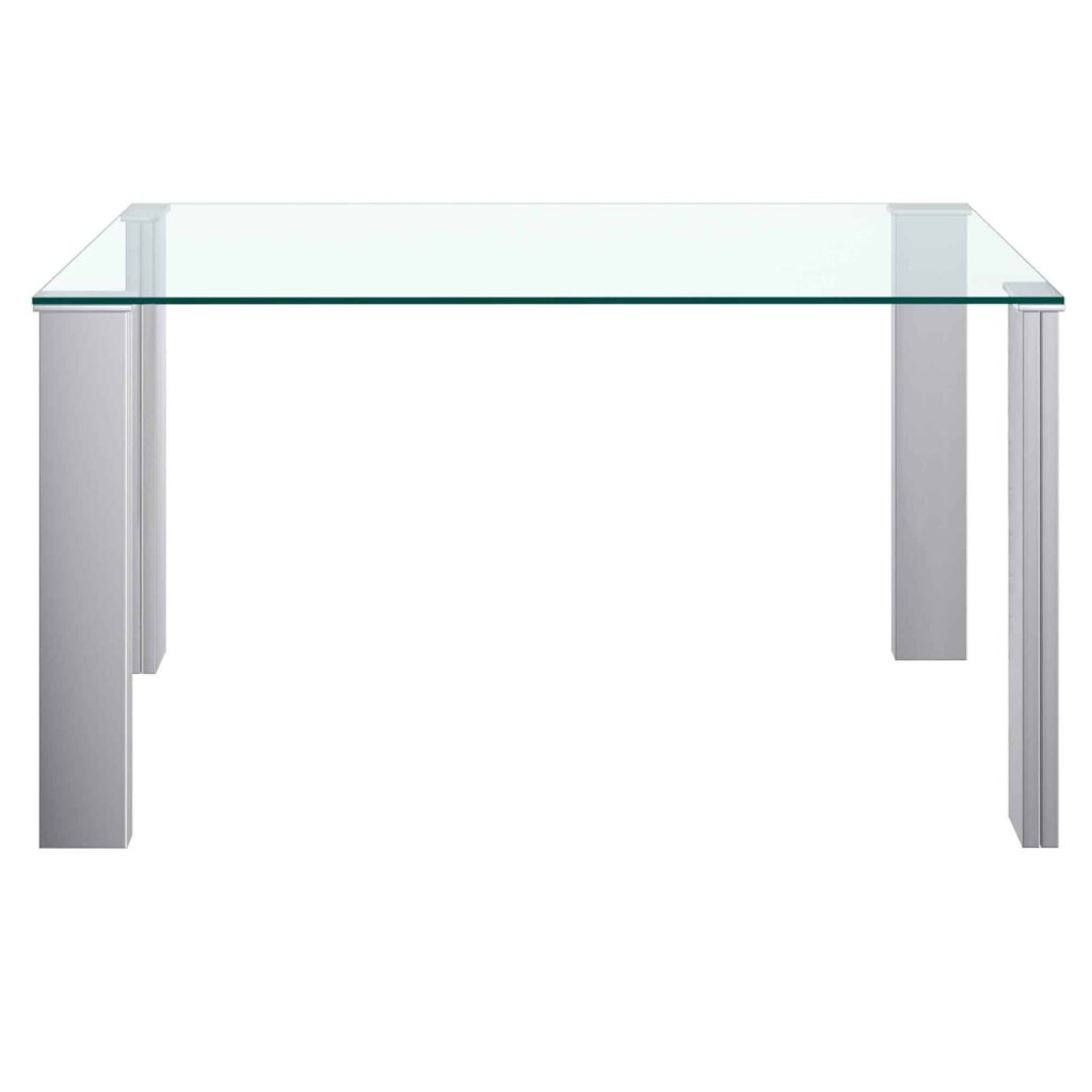 Frankfurt Rectangular Dining Table in Stainless Steel - Image 3