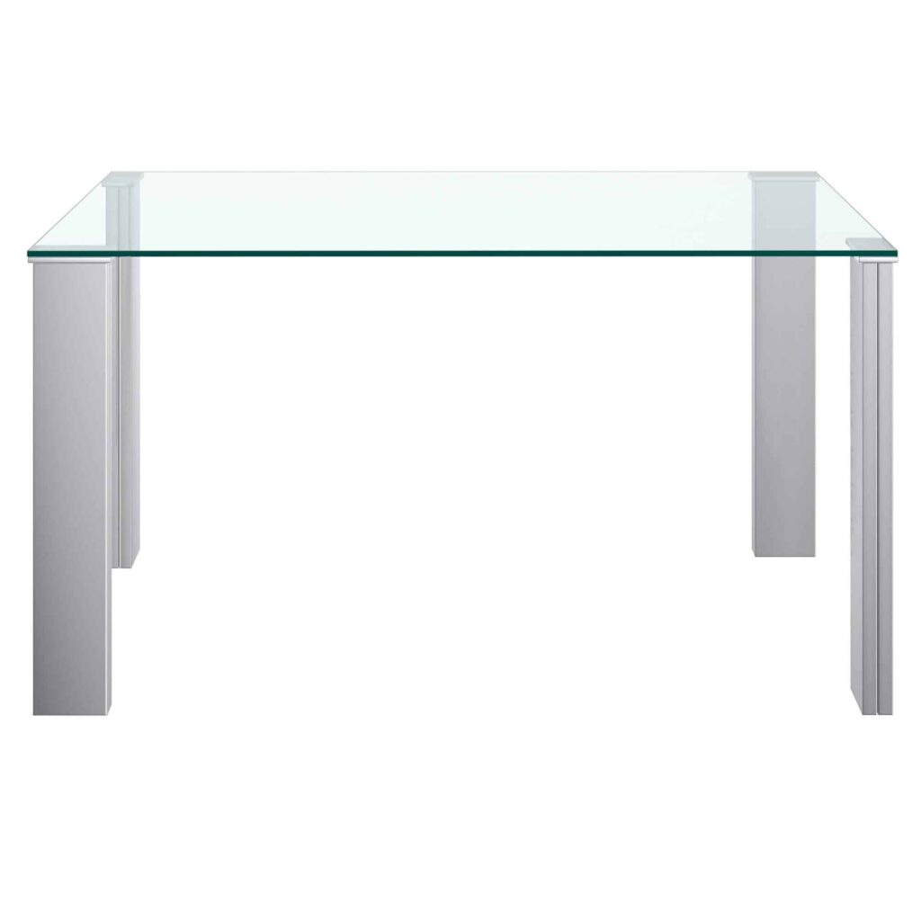 Frankfurt Rectangular Dining Table in Stainless Steel 201-165 201 165 2