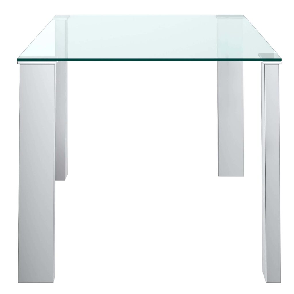 Frankfurt Rectangular Dining Table in Stainless Steel - Image 4