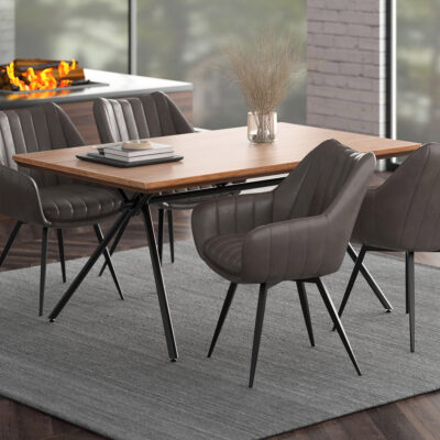 Bronx Rectangular Dining Table in Natural 201-267NAT 201 267NAT 1