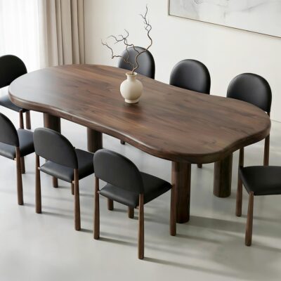 Zaloa Organic Dining Table, 78" in Dark Walnut 201-272DWT 201 272DWT 1