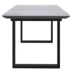 Gavin Dining Table w/Extension in Black and Faux Marble 201-360BK 201 360BK 5