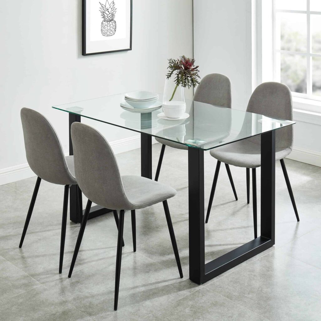 Franco Rectangular Dining Table in Black - Image 2