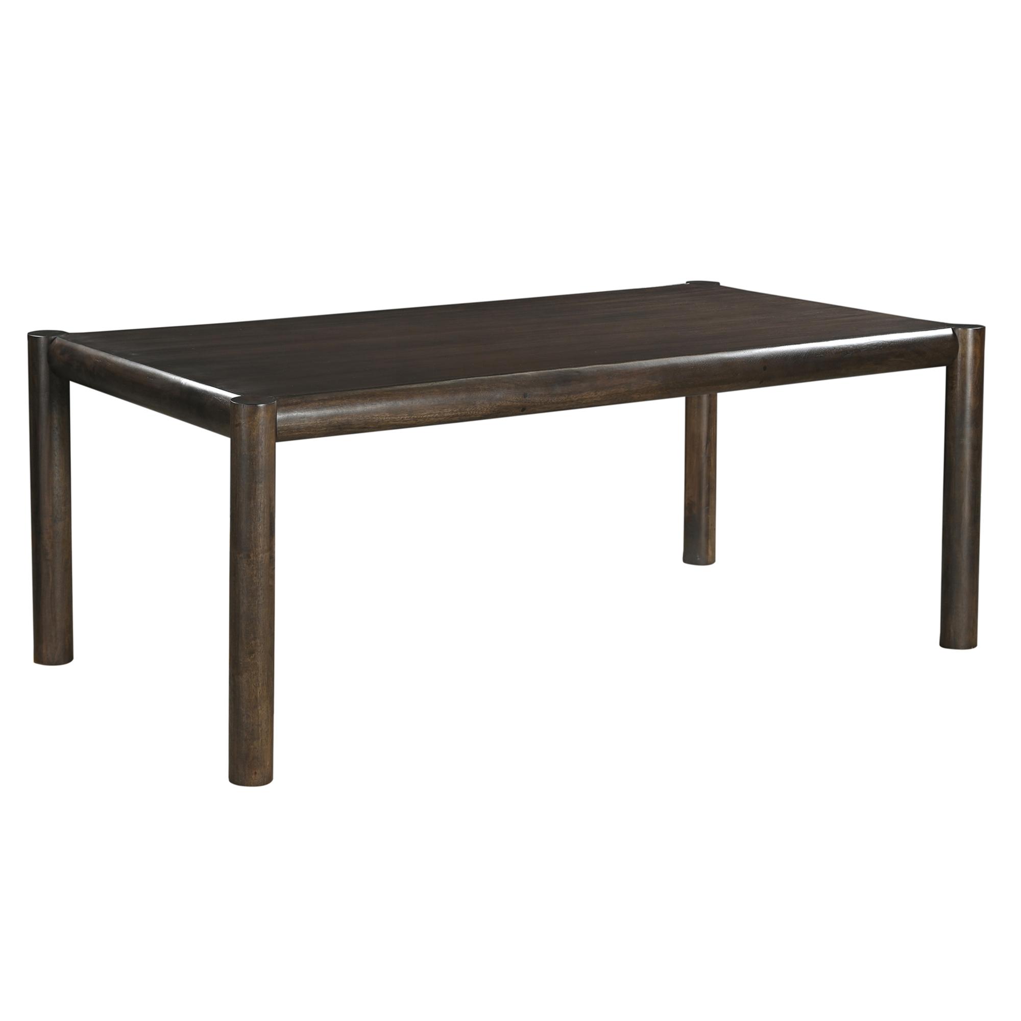 Advik Rectangular Dining Table, 79" in Mocha 1 Advik Rectangular Dining Table, 79" in Mocha