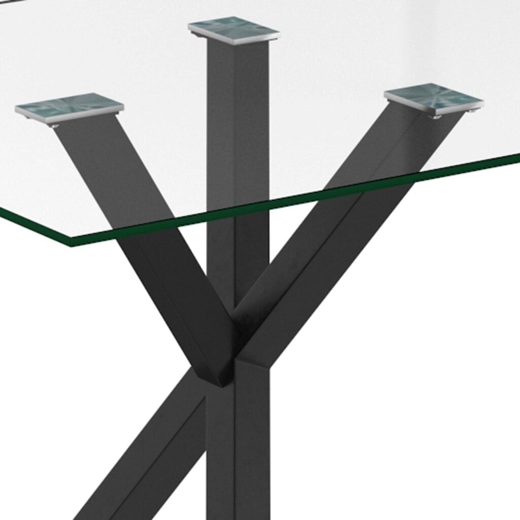 Stark Rectangular Dining Table in Black - Image 5