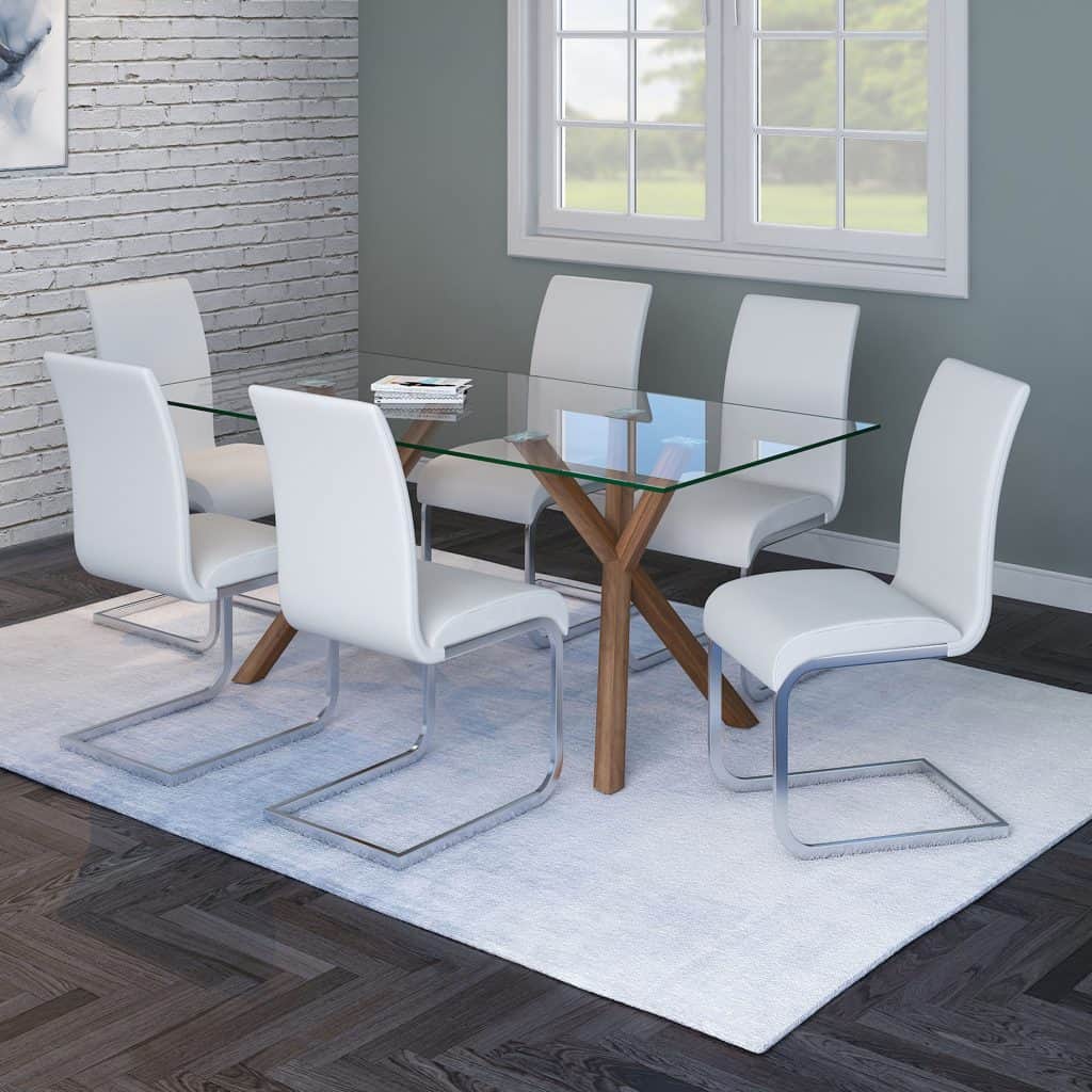 Stark Rectangular Dining Table in Walnut - Image 2
