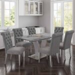 Napoli Rectangular Dining Table in Light Grey 201-545GY 201 545GY 1