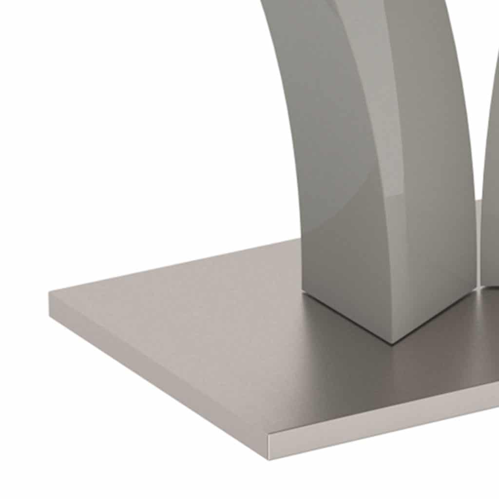 Napoli Rectangular Dining Table in Light Grey - Image 7
