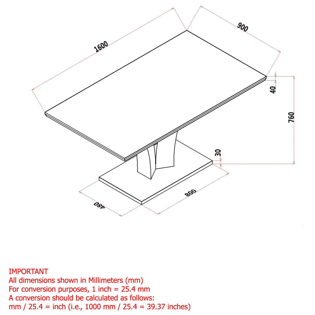 Napoli Rectangular Dining Table in Light Grey - Image 8