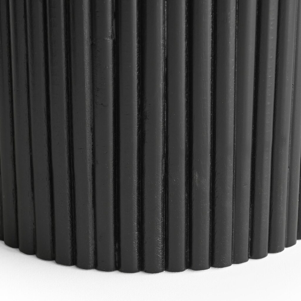 Jilsa Round Dining Table in Black - Image 6