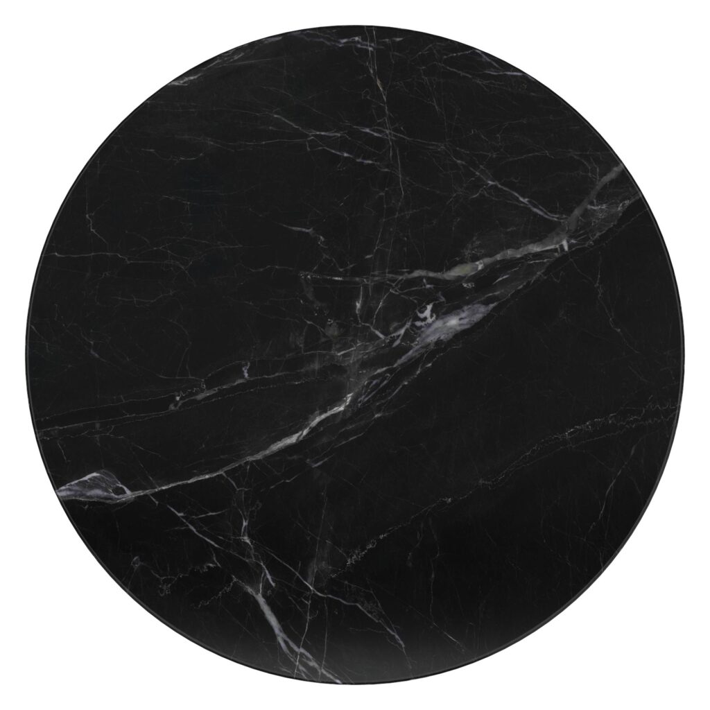 Jilsa Round Dining Table in Black - Image 7