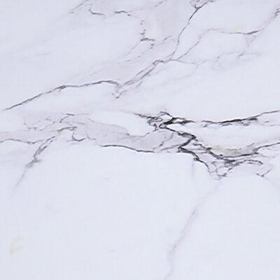 Zilo 48" Round Dining Table in White Faux Marble and Black 11 Zilo 48" Round Dining Table in White Faux Marble and Black 201-671BK_L 201 671BK L 3