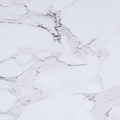 Zilo 40" Round Dining Table in White Faux Marble and Black 201-671BK_S 201 671BK S 3