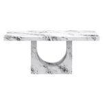 Aurelia Rectangular Dining Table in Bulgari White 201-717BWT 201 717BWT 4