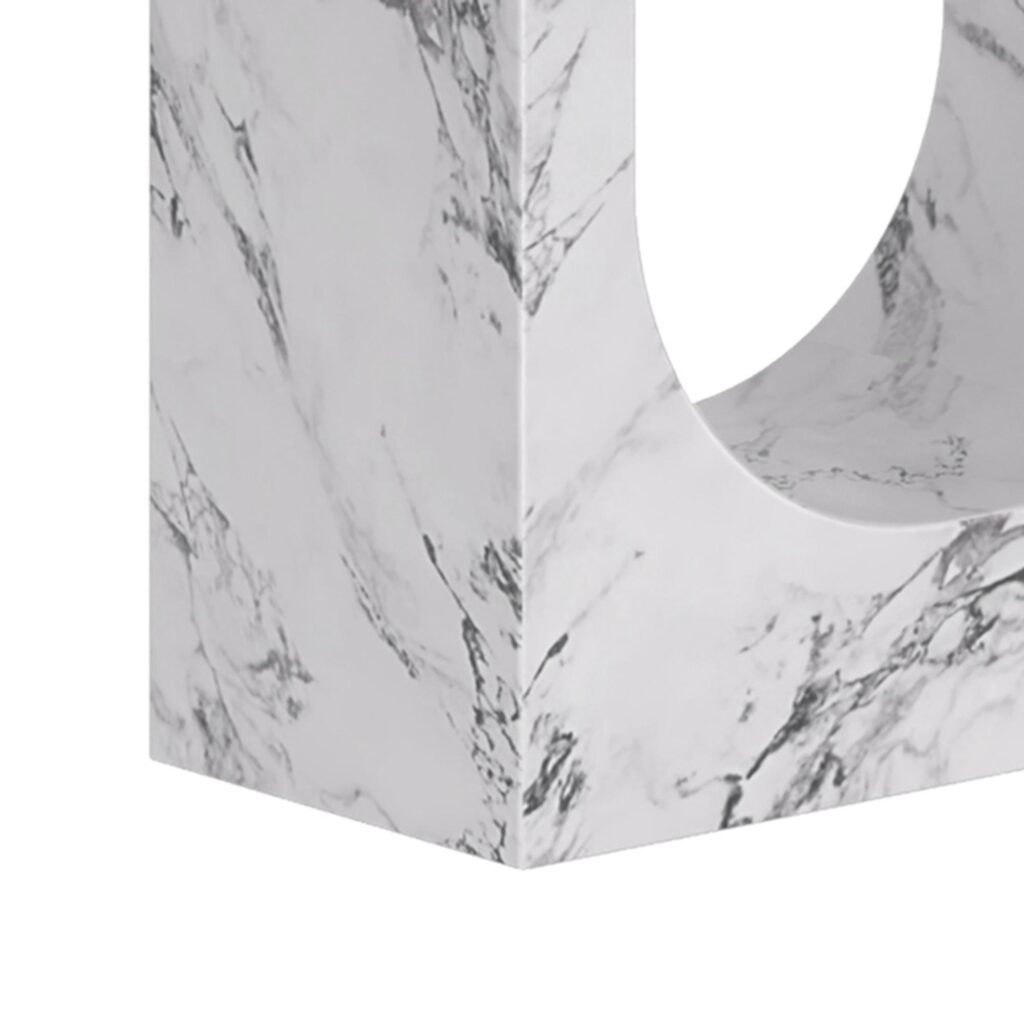 Aurelia Rectangular Dining Table in Bulgari White - Image 7