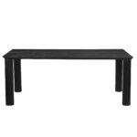 Sangra 79" Large Rectangular Dining Table in Black 201-751BLKLG 201 751BLKLG 4